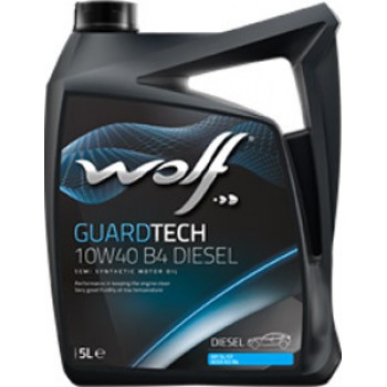 Моторное масло Wolf Guard Tech 10w-40 B4 Diesel 5л
