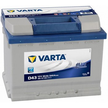VARTA BLUE DYNAMIC D43 (60 А/H)